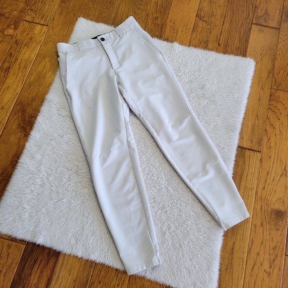 UNRL Halifax Pants Men's Small (29-31) Regular Stone White Golf Tapered - Picture 1 of 9
